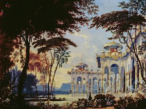 Décor de scène pour 